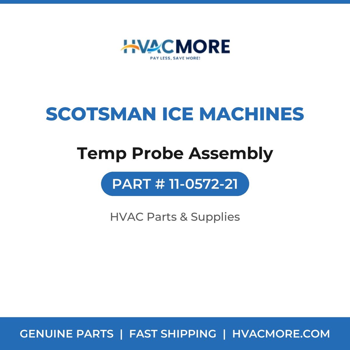 Scotsman Ice Machines Temp Probe Assembly 11-0572-21