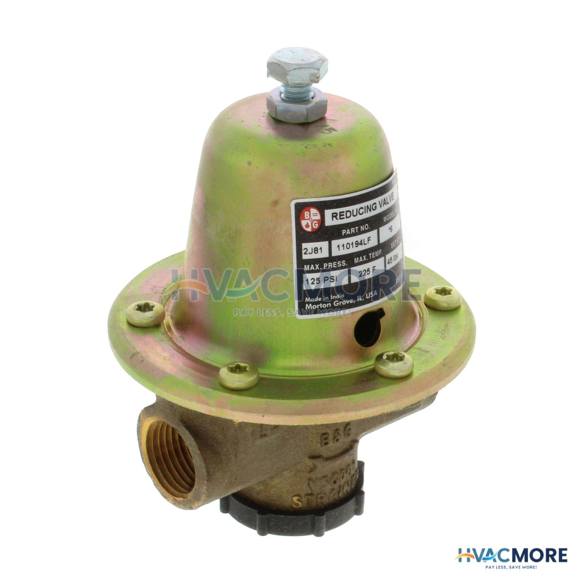 Bell & Gossett #6 1/2" Pressure Reducing Valve (Lead Free) 110194LF