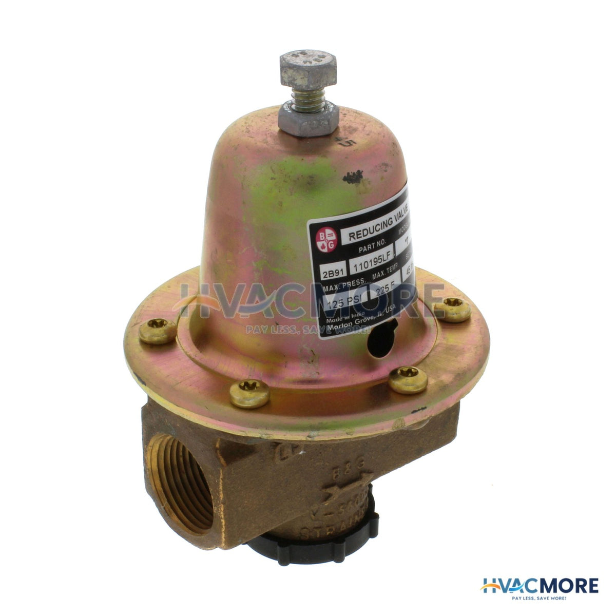 Bell & Gossett #7 Pressure Reducing Valve (Lead Free) 110195LF