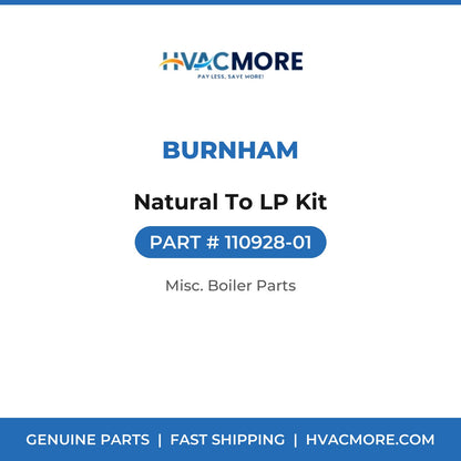 Burnham Natural To LP Kit 110928-01