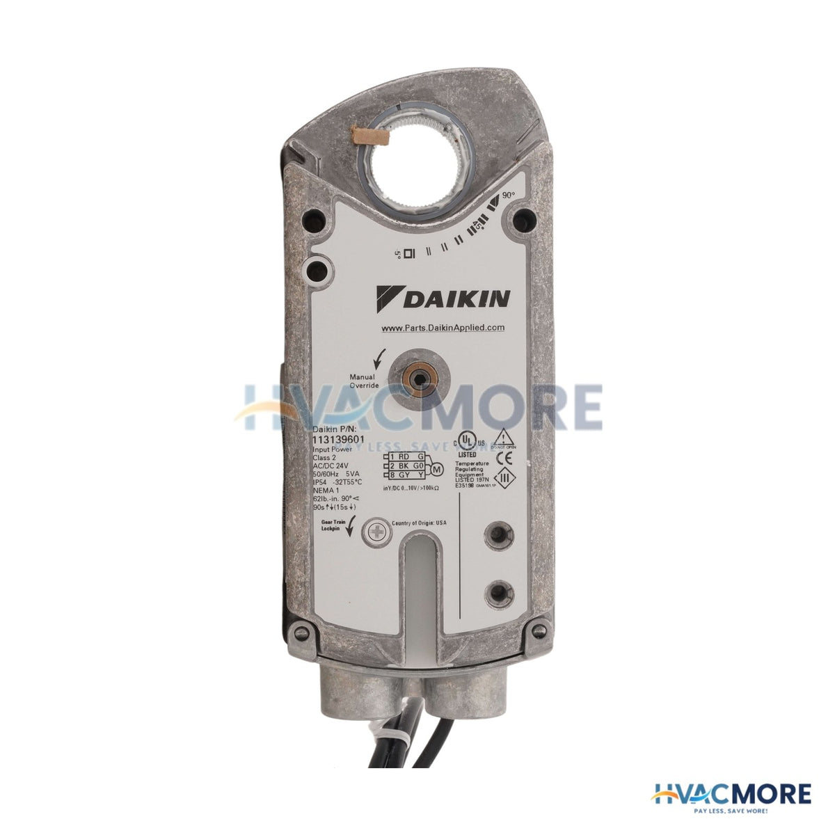 Daikin 0-10VDC Prop 62IN# Sr Actuator 113139601