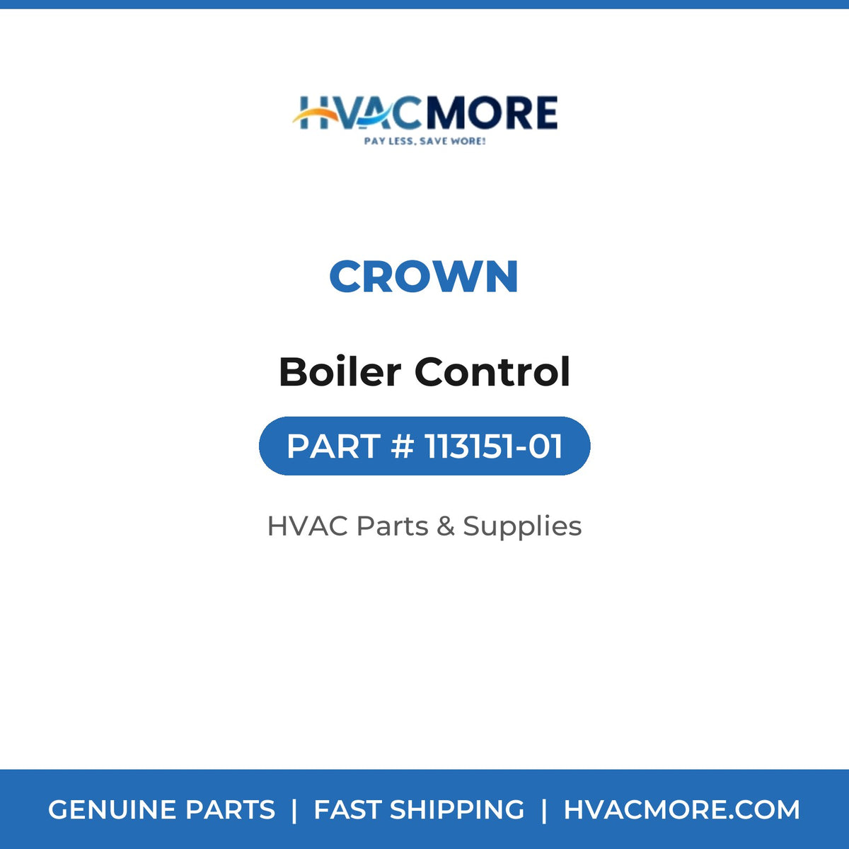 Crown Boiler Control 113151-01