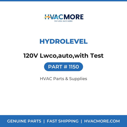 Hydrolevel 120V Lwco,auto,with Test 1150