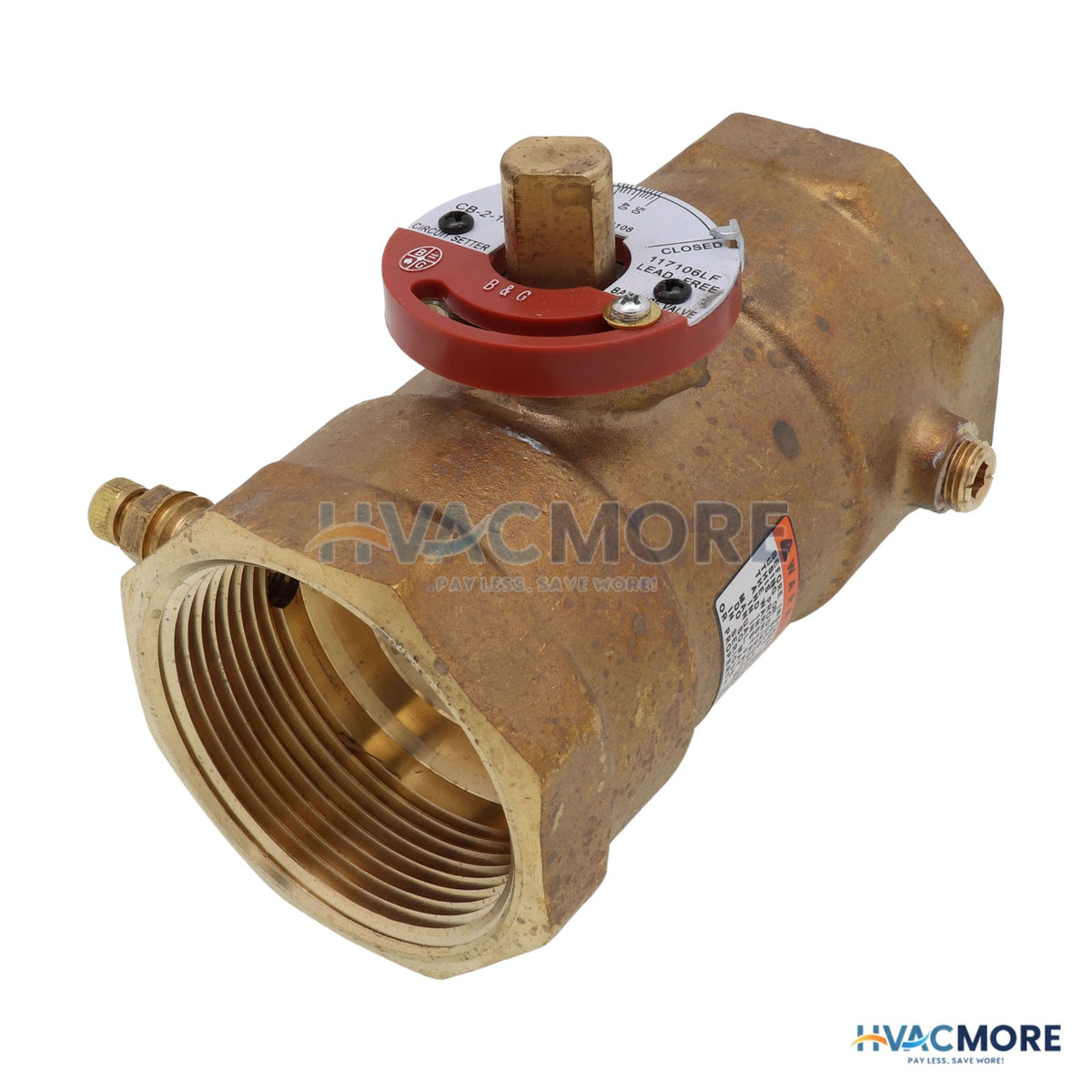 Bell & Gossett CB-2 1/2 Circuit Setter Balance Valve, 2-1/2" (NPT) 117106LF