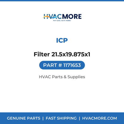 ICP Filter 21.5x19.875x1 1171653