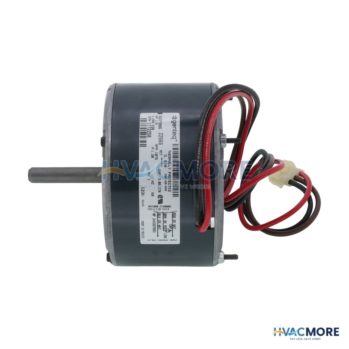 Heil Quaker (ICP) 1/5 HP Condenser Motor (1 PH, 1075 RPM, 230V) 1172250