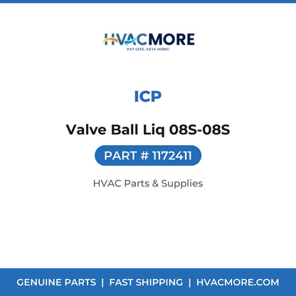 ICP Valve Ball Liq 08S-08S 1172411