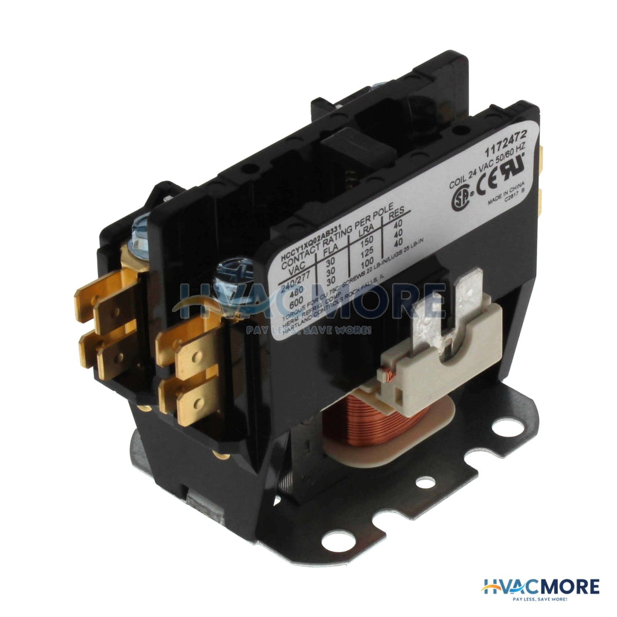 Heil Quaker (ICP) 1 Pole 30 Amp Contactor (24V) 1172472