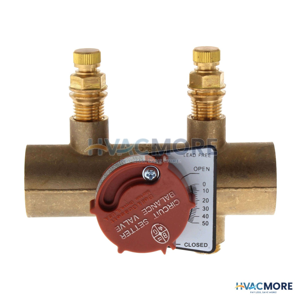 Bell & Gossett 1" Sweat CB-1S Circuit Setter Balance Valve Lead Free 117401LF
