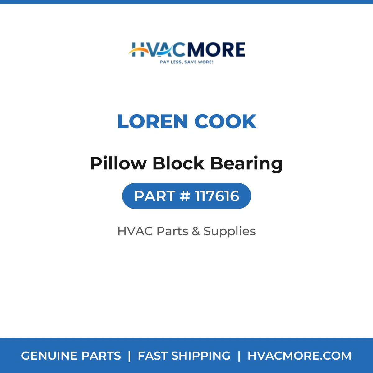 Loren Cook Pillow Block Bearing 117616