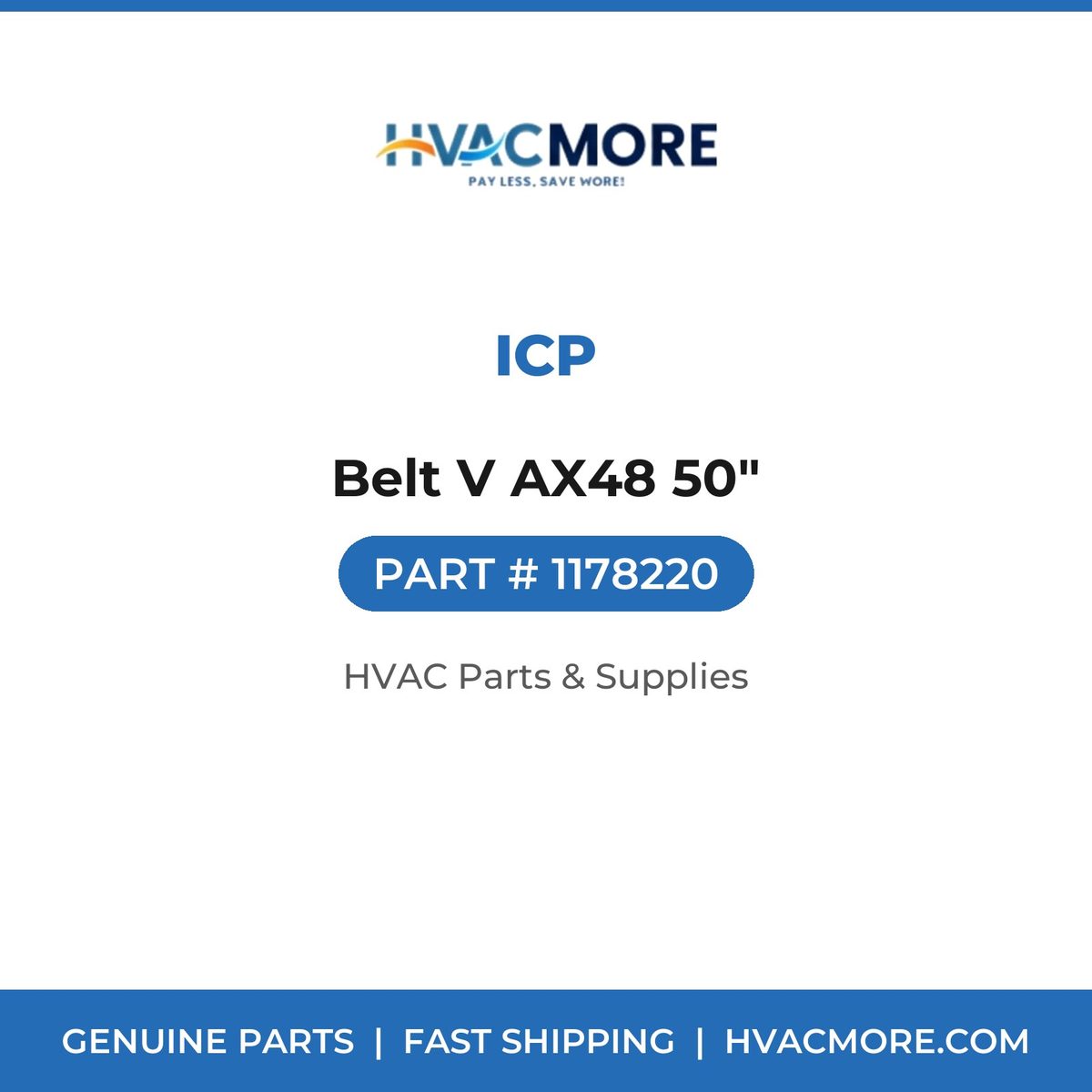 ICP Belt V AX48 50" 1178220