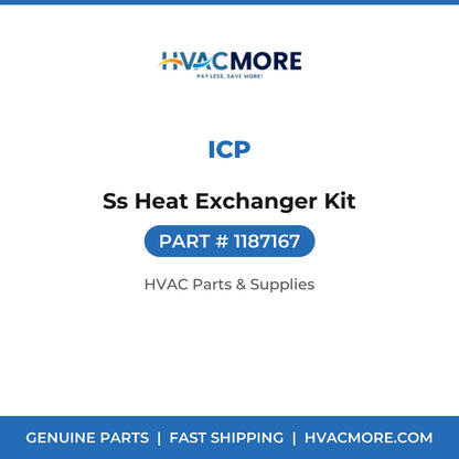ICP Ss Heat Exchanger Kit 1187167
