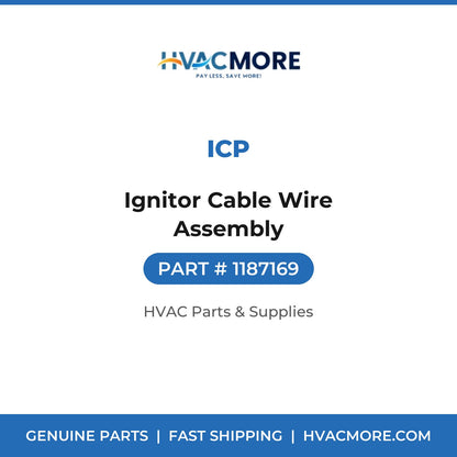 ICP Ignitor Cable Wire Assembly 1187169