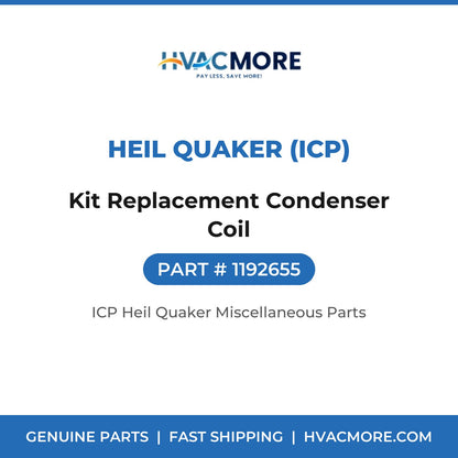 Heil Quaker (ICP) Kit Replacement Condenser Coil 1192655