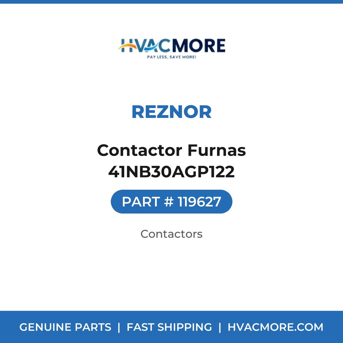 Reznor Contactor Furnas 41NB30AGP122 119627