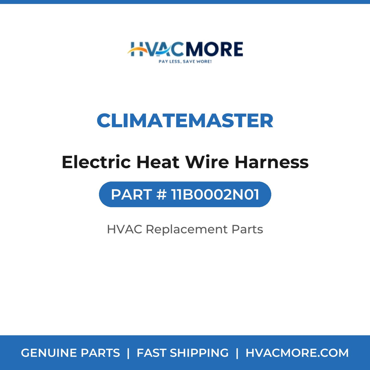ClimateMaster Electric Heat Wire Harness 11B0002N01