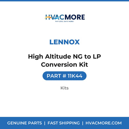 Lennox High Altitude NG to LP Conversion Kit 11K44