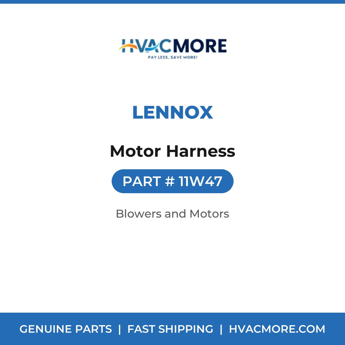Lennox Motor Harness 11W47