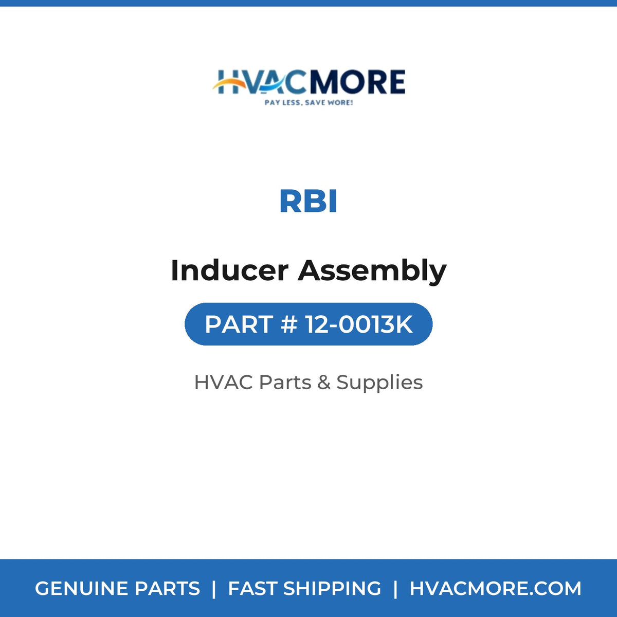 RBI Inducer Assembly 12-0013K
