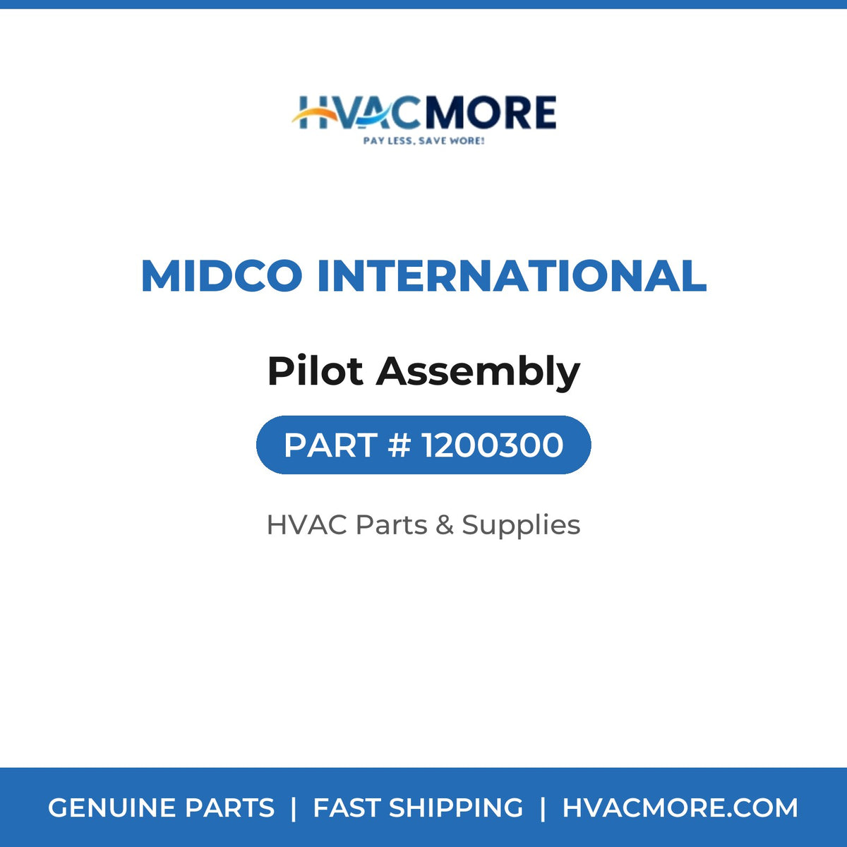 Midco International Pilot Assembly 1200300