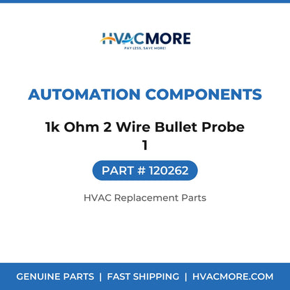 Automation Components 1k Ohm 2 Wire Bullet Probe 1 120262