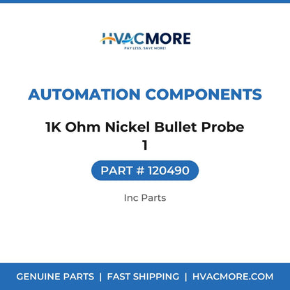 Automation Components 1K Ohm Nickel Bullet Probe 1 120490