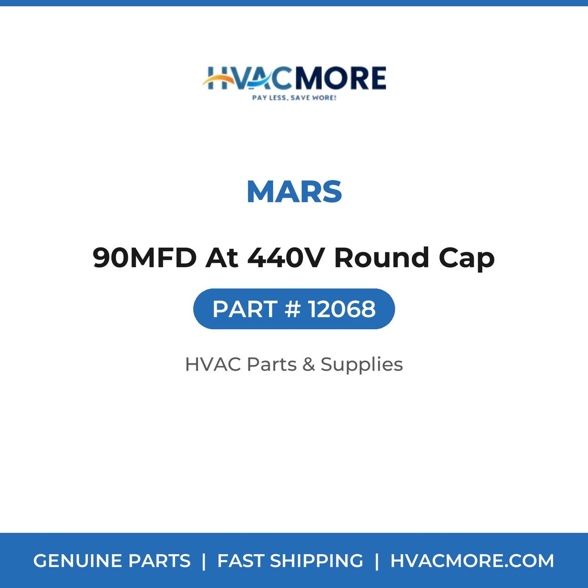 MARS 90MFD At 440V Round Cap 12068