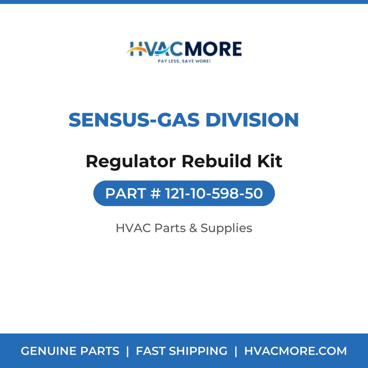 Sensus-Gas Division Regulator Rebuild Kit 121-10-598-50
