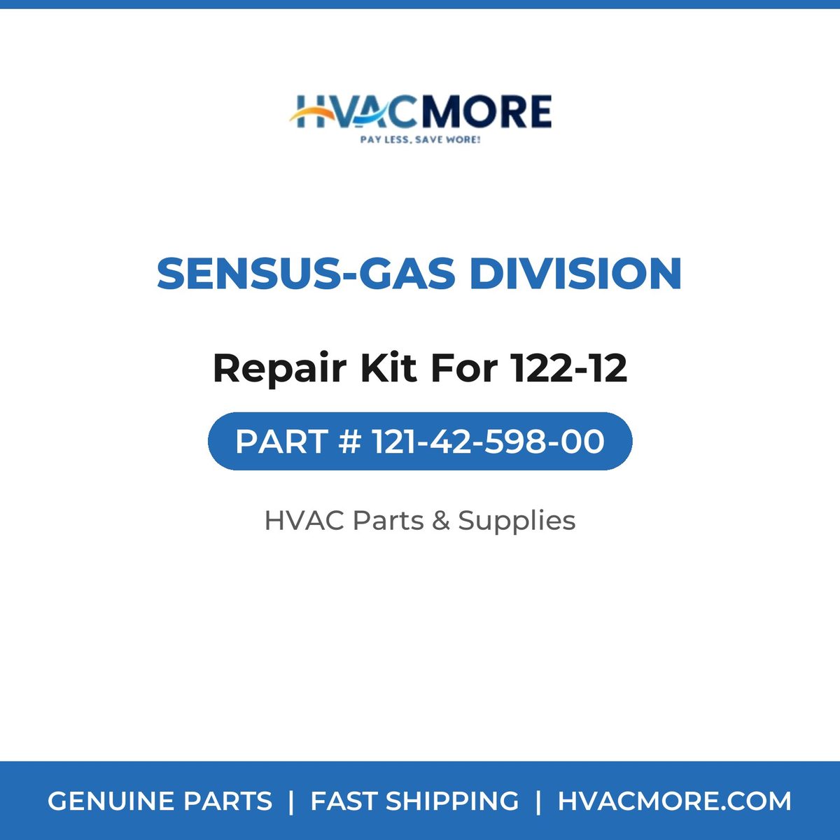 Sensus-Gas Division Repair Kit For 122-12 121-42-598-00