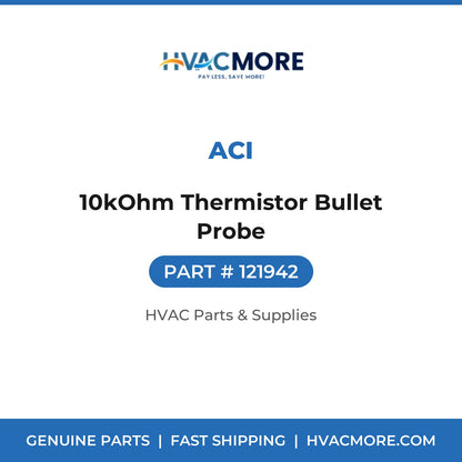 ACI 10kOhm Thermistor Bullet Probe 121942