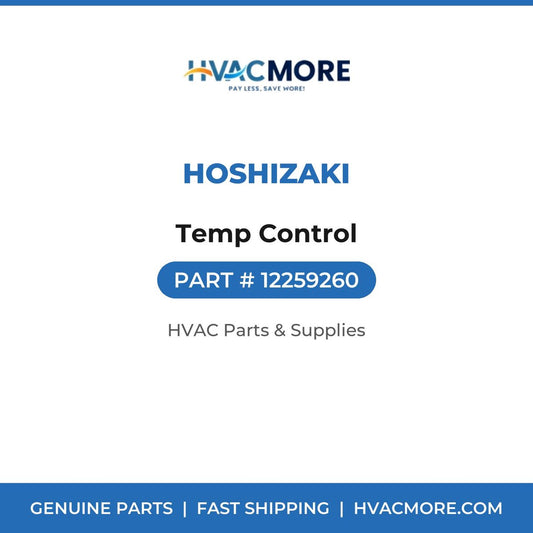 Hoshizaki Temp Control 12259260