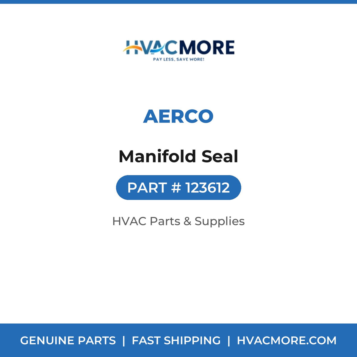 AERCO Manifold Seal 123612