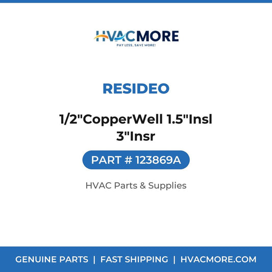 Resideo 1/2"CopperWell 1.5"Insl 3"Insr 123869A