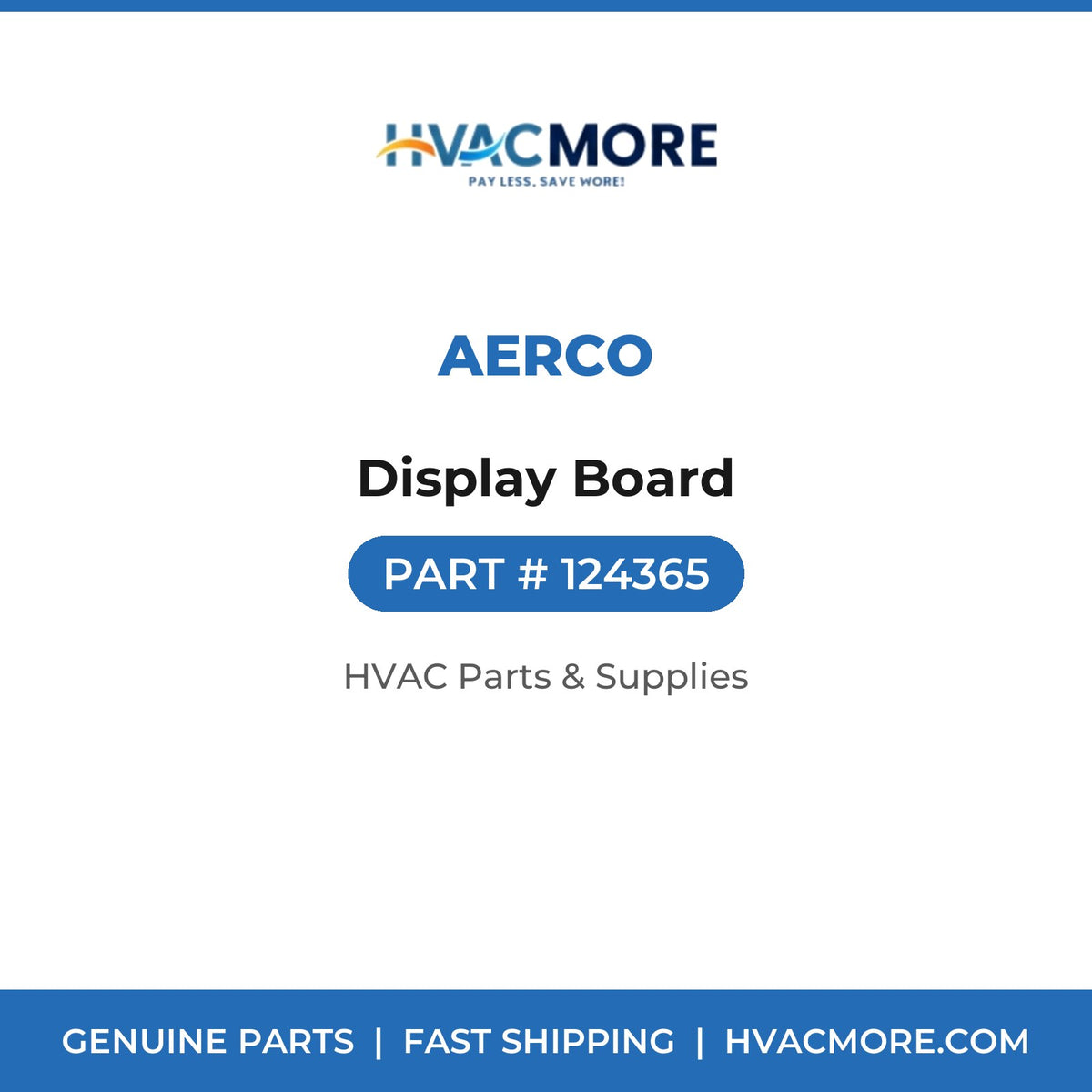 AERCO Display Board 124365
