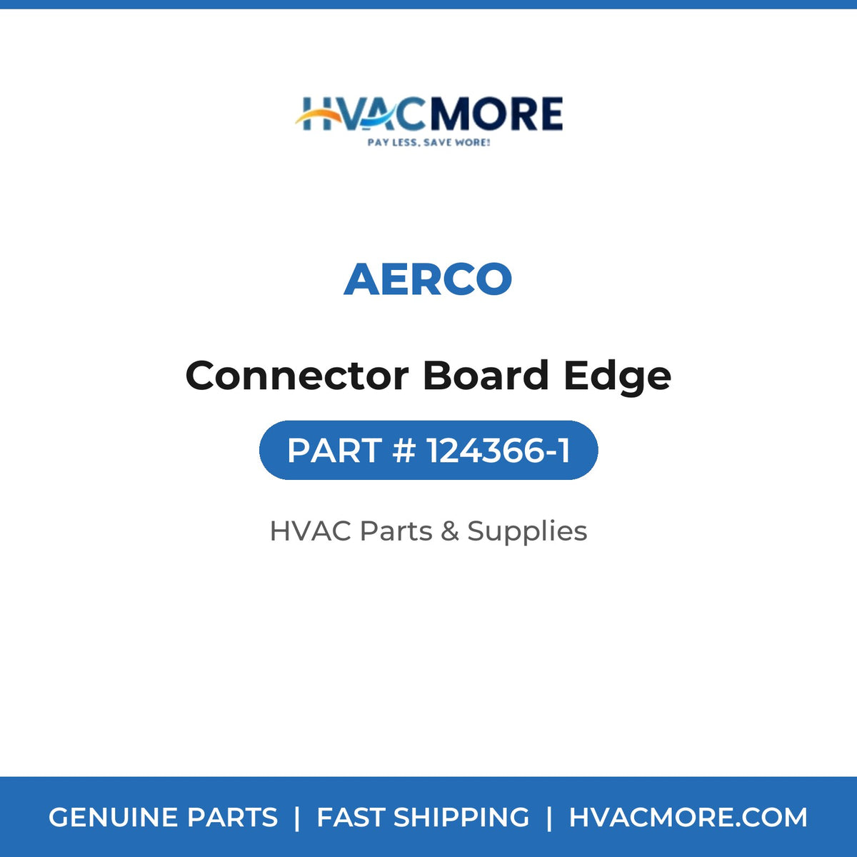 AERCO Connector Board Edge 124366-1