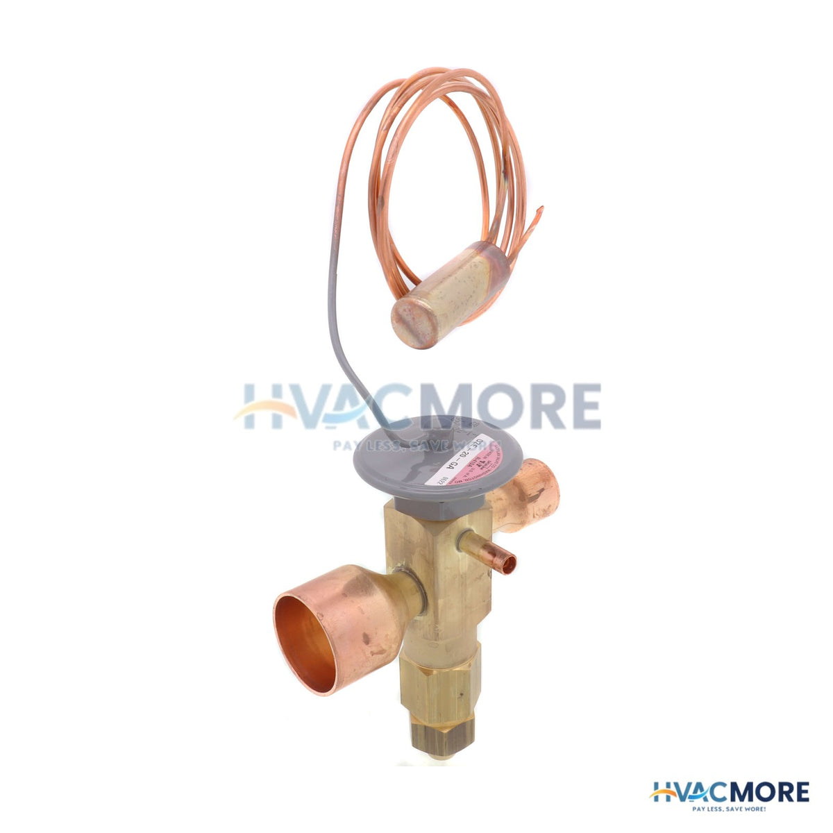Sporlan OZE-20-GA 7/8" x 1-3/8" ODF Thermal Expansion Valve W/ 60" Capillary (20 Ton) 125428