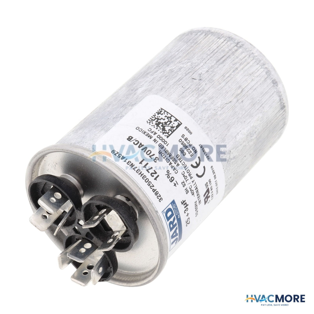 MARS 25/3 MFD Round Run Capacitor (370V) 12711