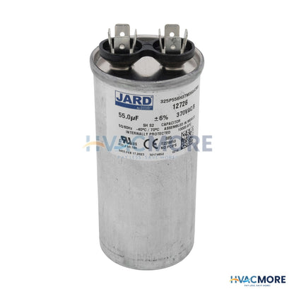 Jard 55 MFD Round Run Capacitor (370V) 12726
