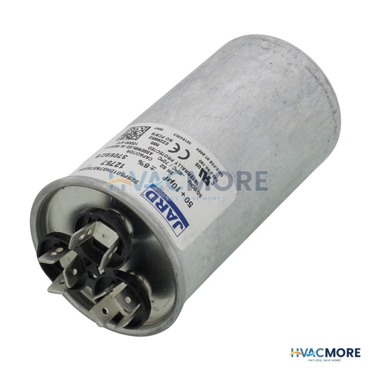 MARS 50/10MFD 370V Dual Round Capacitor 12757