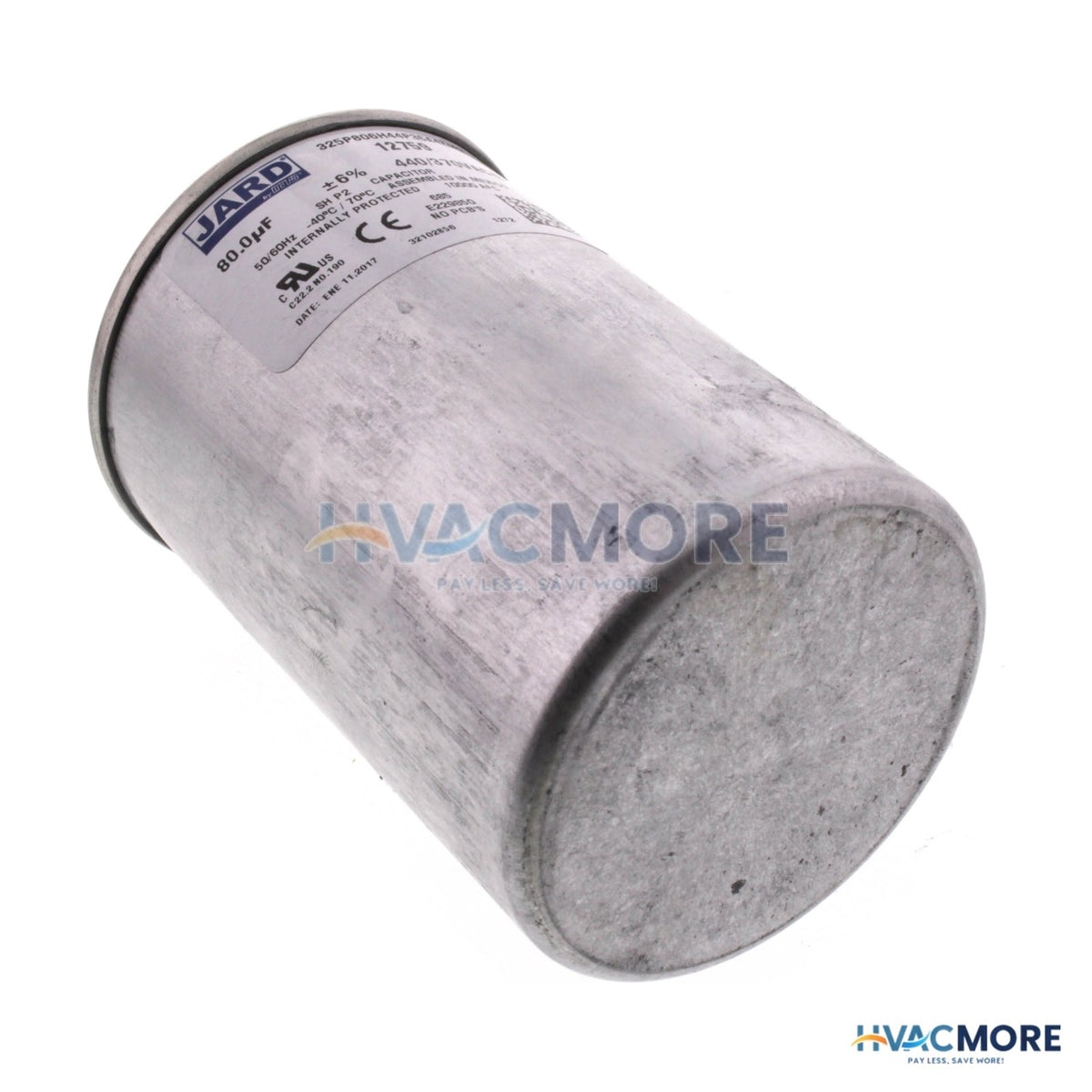 Jard 80 MFD Round Run Capacitor (440V) 12759