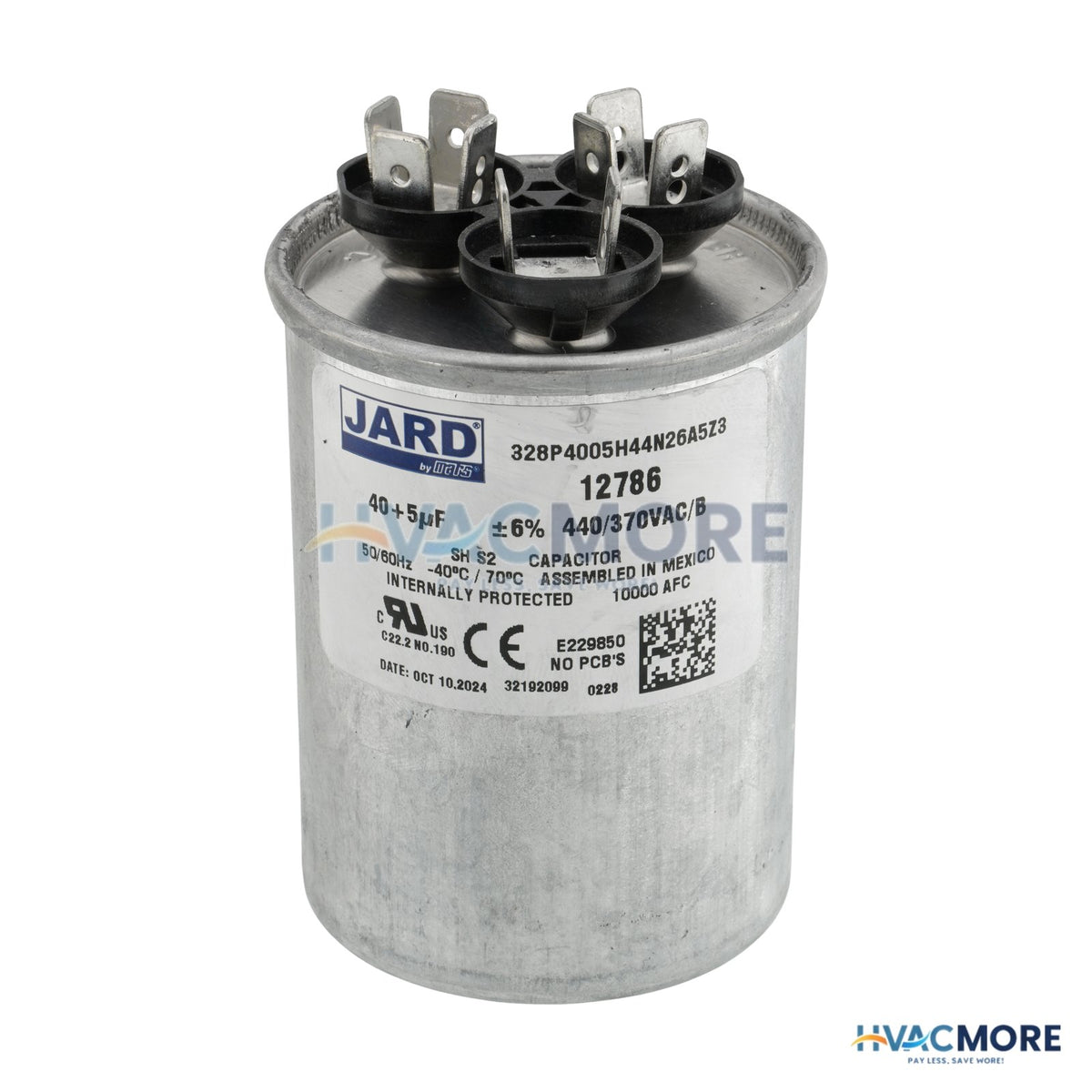 Jard 40/5 MFD Round Run Capacitor (440/370V) 12786