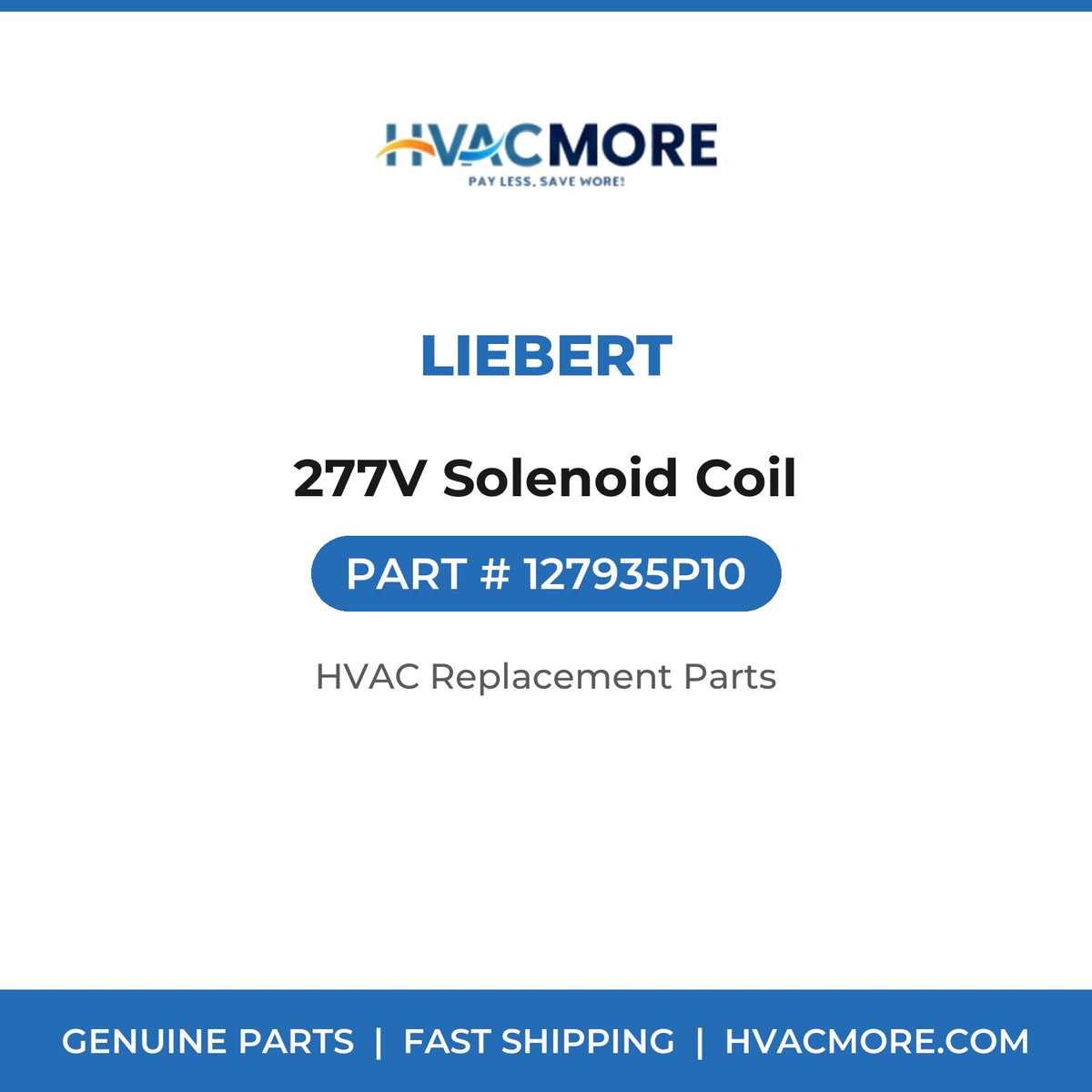 Liebert 277V Solenoid Coil 127935P10