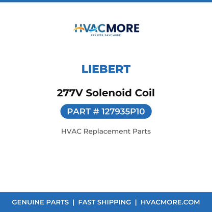Liebert 277V Solenoid Coil 127935P10