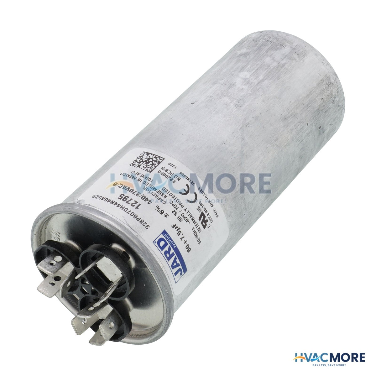 Jard 60/7.5 MFD Round Run Capacitor (440V) 12795