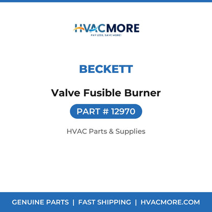 Beckett Valve Fusible Burner 12970