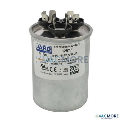 Jard 35/3 MFD Round Run Capacitor (440V) 12977