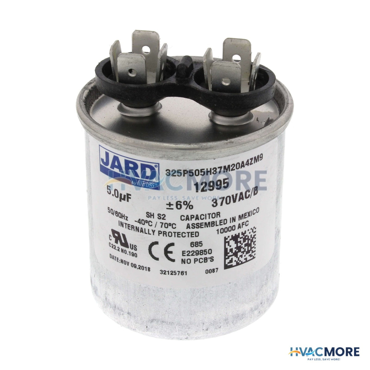 Jard 5 MFD Round Run Capacitor (370V) 12995