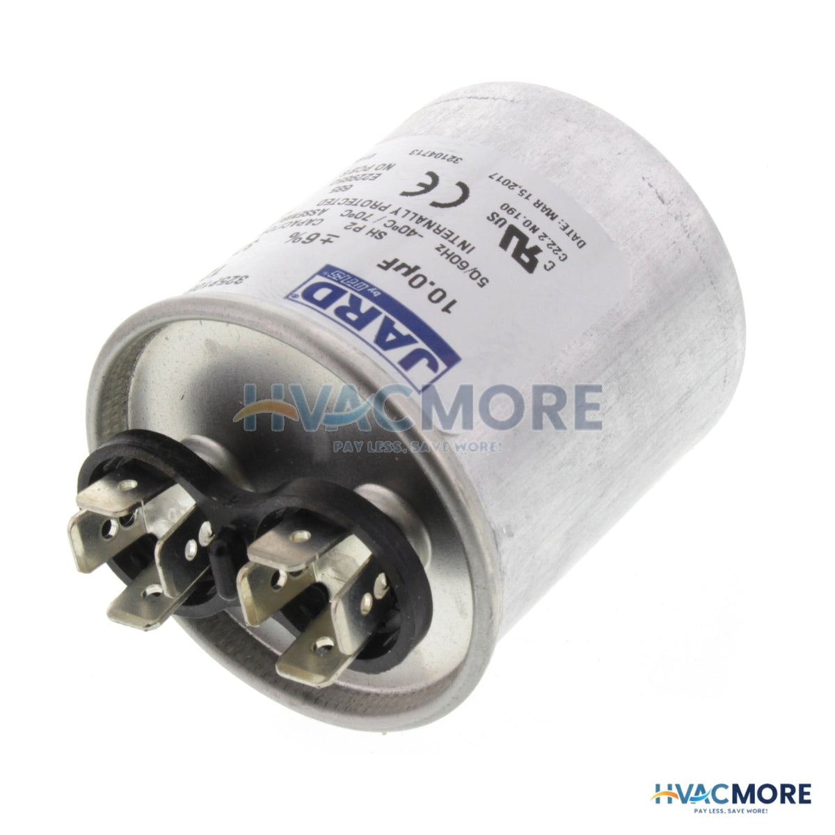 Jard 10 MFD Round Run Capacitor (370V) 12998