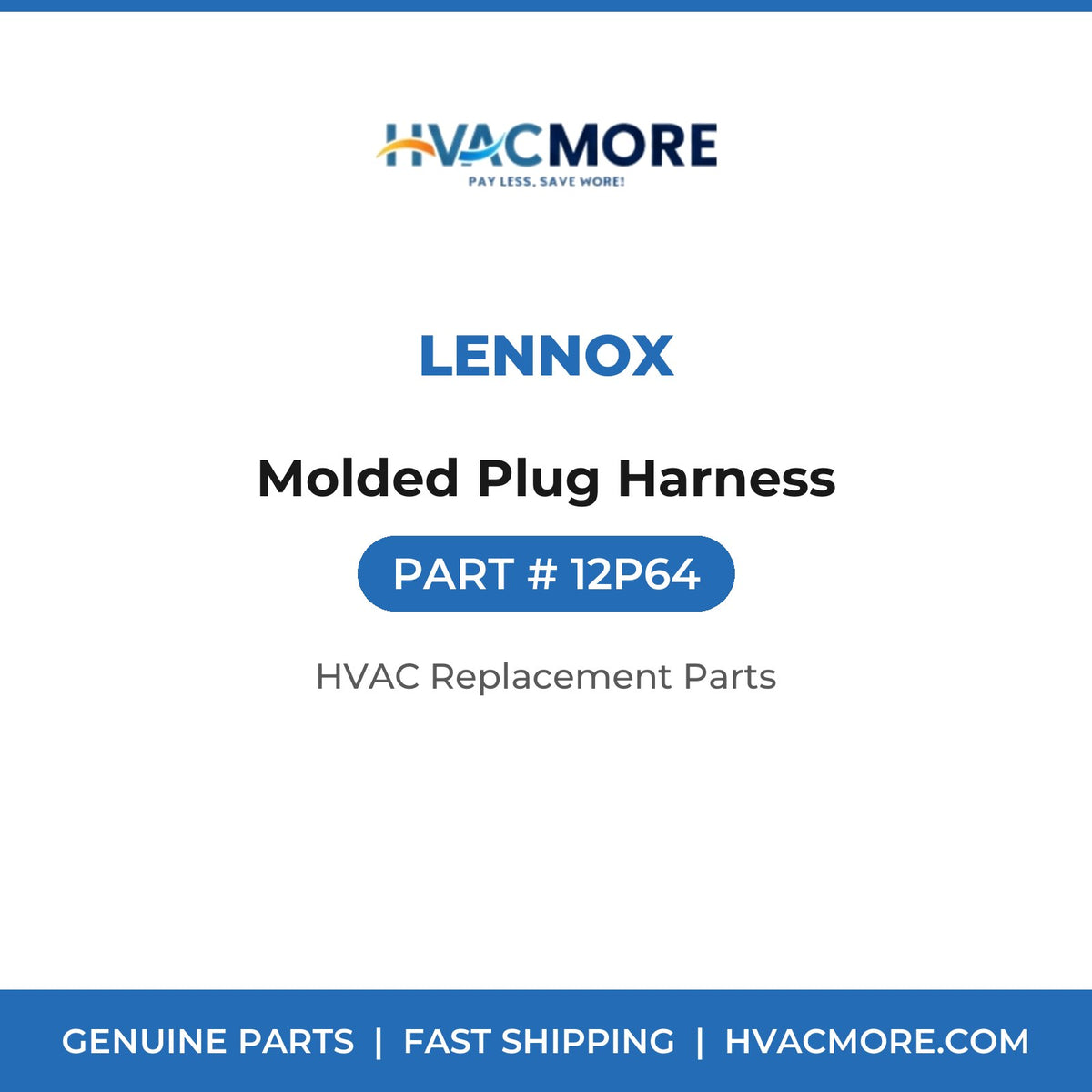 Lennox Molded Plug Harness 12P64