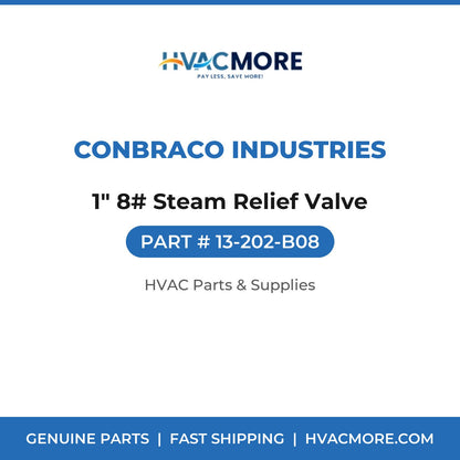 Conbraco Industries 1" 8# Steam Relief Valve 13-202-B08